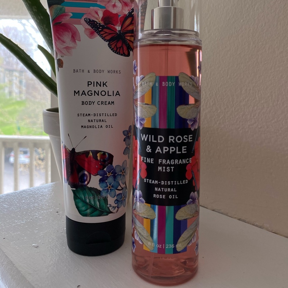 Lotion and spray set